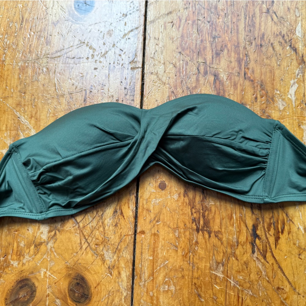 Kona Sol Olive Green Bikini Top